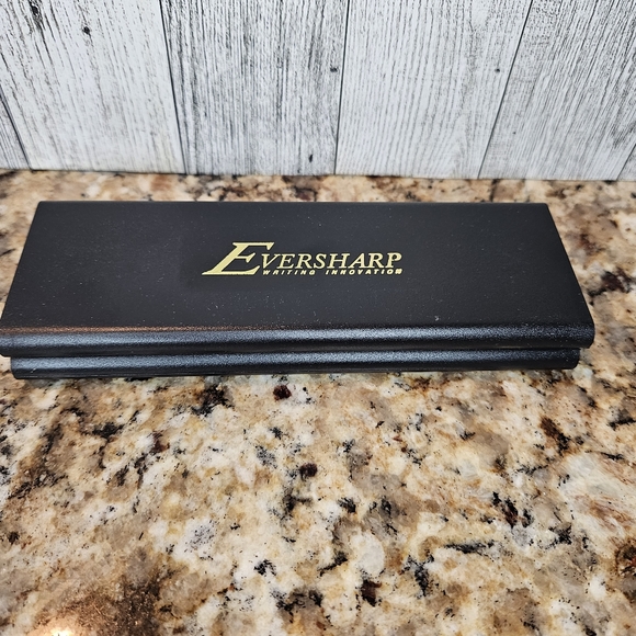 Eversharp Astronaut Style Space Bullet Pocket Pen Matte Black Vintage w/Case - Picture 16 of 16